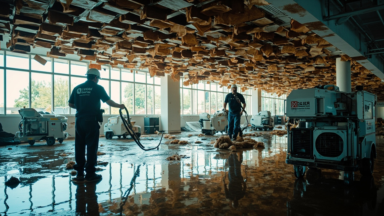 How Commercial Water Mitigation Differs from Residential Work
