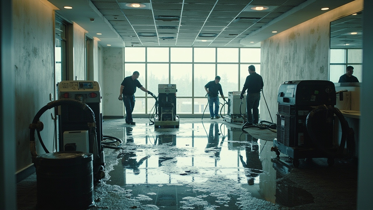 Our Commercial Building Water Extraction Process
