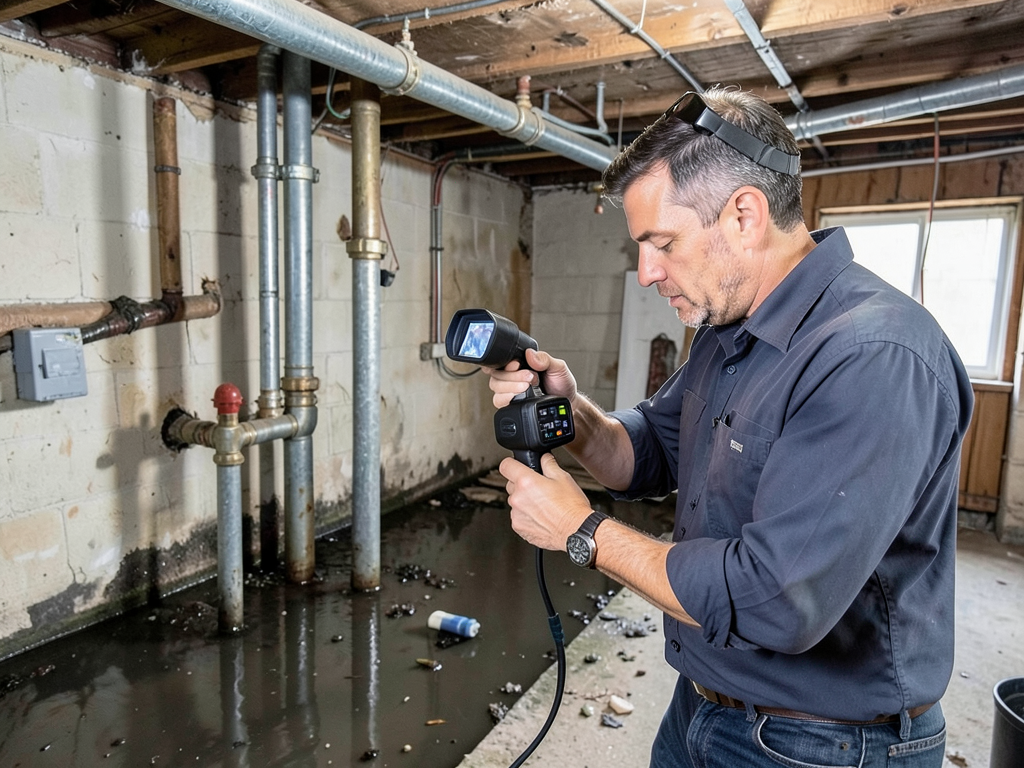 Dealing with water damage in a wanskuck triple dec