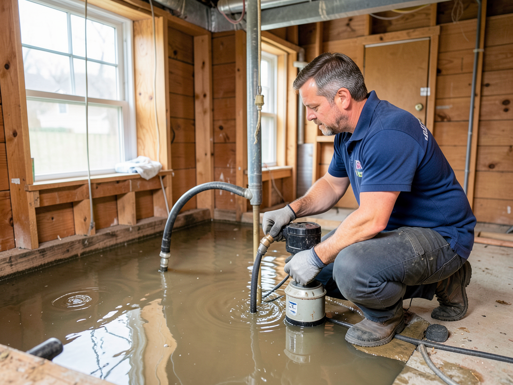 Expert basement water extraction and drying for jo