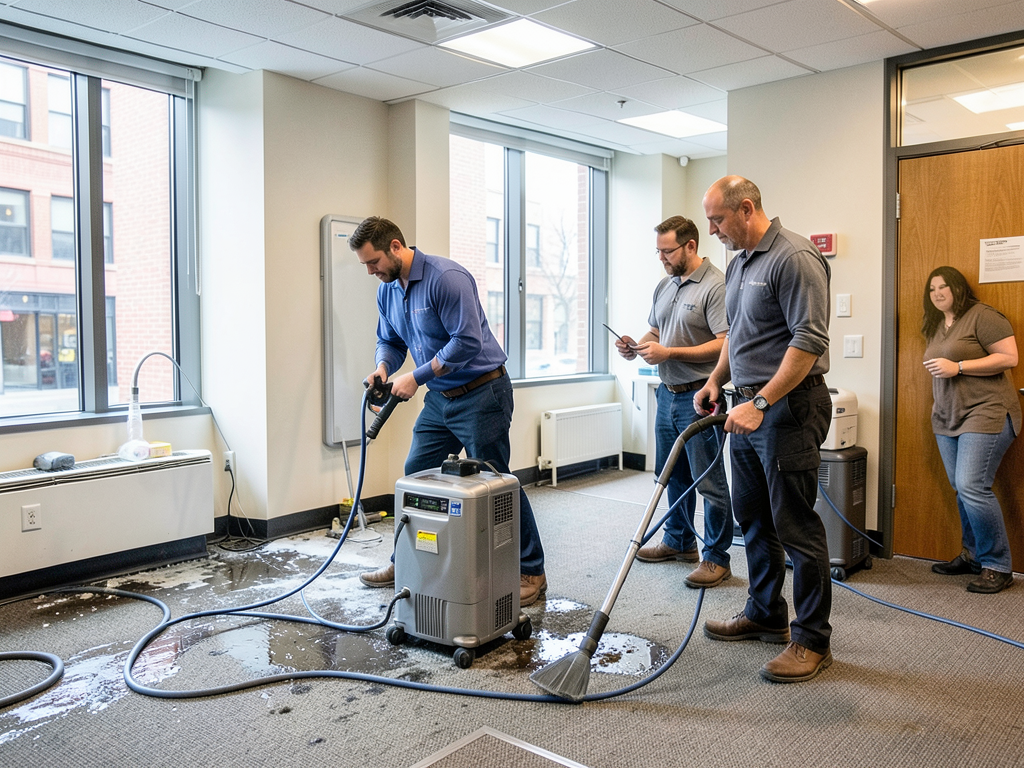 Fast water restoration services for business owner