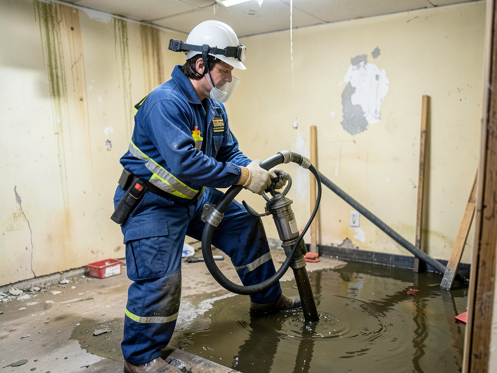 Professional help for a messy septic tank backup in Barrington