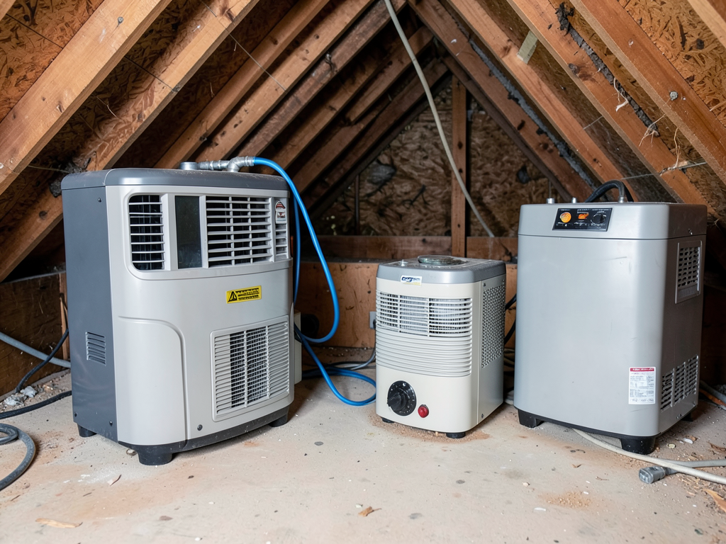 Signs that your AC unit is leaking water into your attic in the East Side