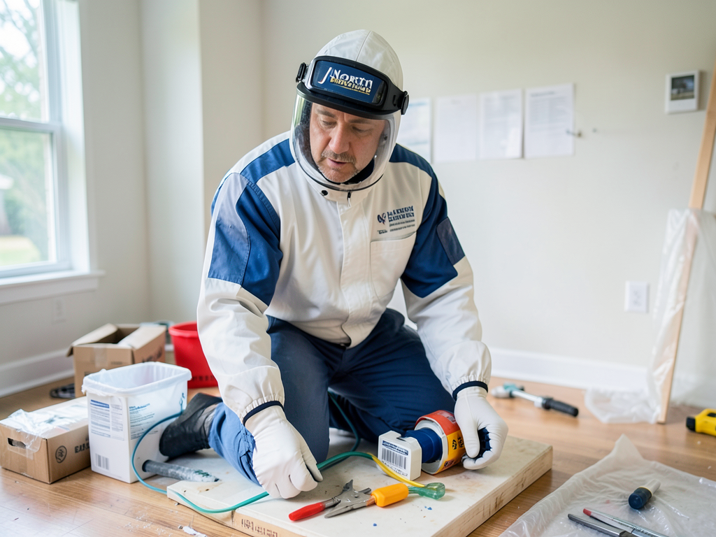 Stopping mold growth after a leak in north provide